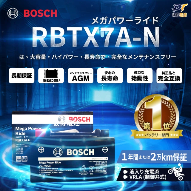 BOSCH 博世 RBT9B-4-N 膠體AGM機車電池(適