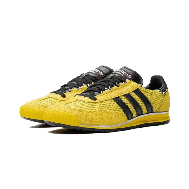 adidas 愛迪達 WB x Adidas SL 76 Yellow 黑黃 IH9906(男鞋 休閒鞋 聯名款)