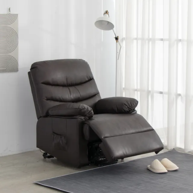 【IDEA】西尼包覆舒適電動無段式沙發椅/單人沙發(皮沙發/休閒躺椅/美甲椅/孝親椅/起身椅)