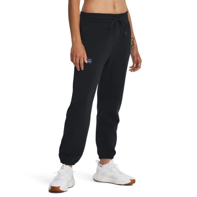 UNDER ARMOUR UA 女 Pjt Rock HW Terry長褲_1380196-001(黑色)