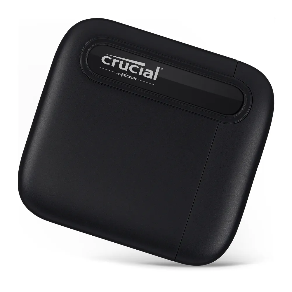 【Crucial 美光】2入組 ★ X6 1TB Type-C USB 3.2 Gen 2 外接式ssd固態硬碟(CT1000X6SSD9)