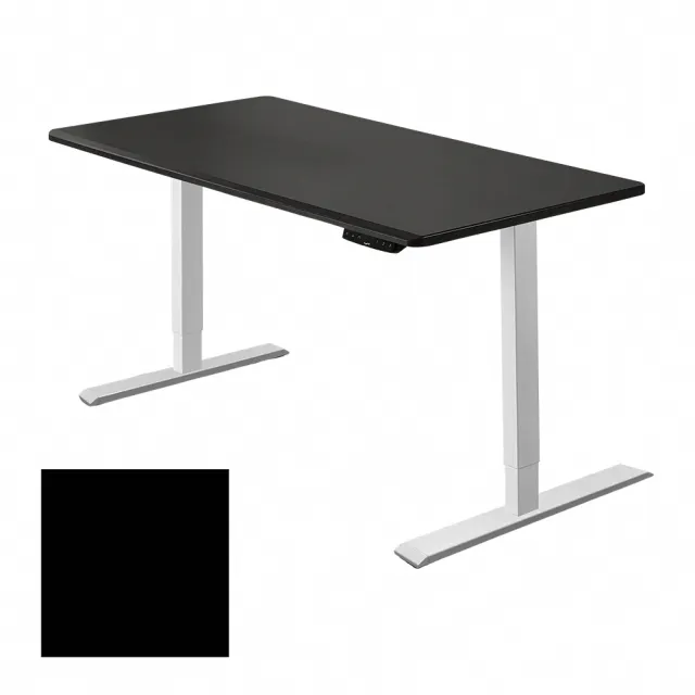 【FUNTE】Mini+ 雙柱電動升降桌/二節式 90x60cm 八色可選(辦公桌 電腦桌 工作桌)