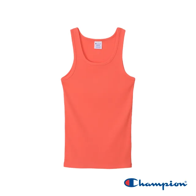 【Champion】官方直營-羅紋坦克背心-女(淺粉紅色)