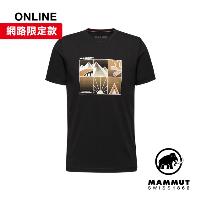 Mammut 長毛象 Mammut Core T-Shirt Men Outdoor 機能短袖T恤 男款 黑色 #1017-04044