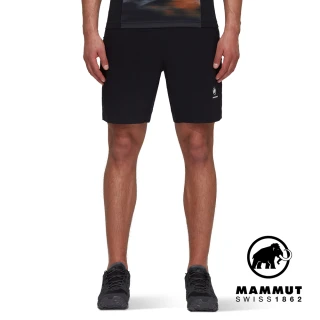 【Mammut 長毛象官方直營】Massone Sport Shorts Men 輕量運動短褲 黑色 男款 #1023-00970
