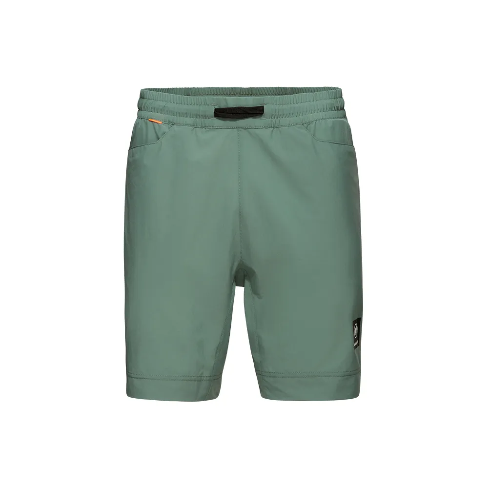 【Mammut 長毛象】Massone Sport Shorts Men 輕量運動短褲 深玉石綠 男款 #1023-00970