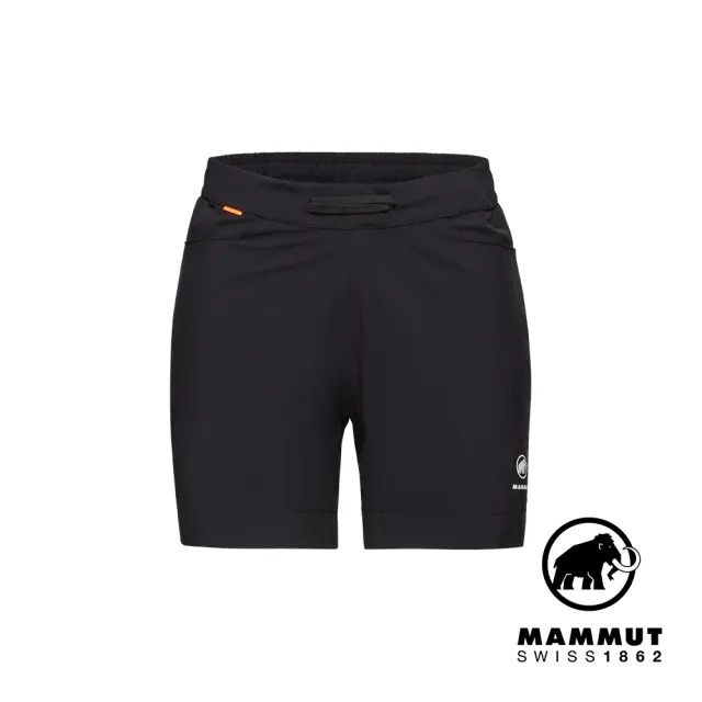 【Mammut 長毛象】Massone Sport Shorts Women 輕量運動短褲 黑色 女款 #1023-01000