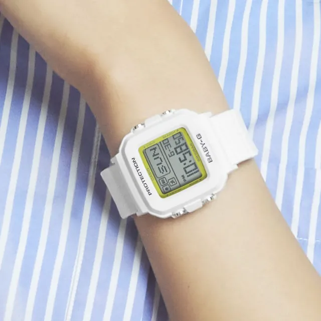 【CASIO 卡西歐】BABY-G+PLUS 30週年  流行休閒 電子手錶(BGD-10K-7)