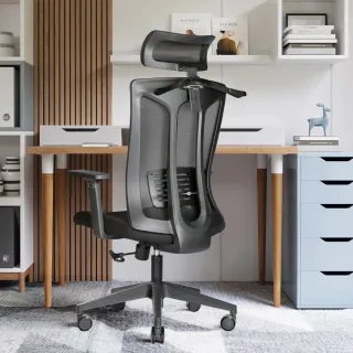 【IDEA】費茲S型調節護瘠網布掛衣電腦椅/辦公椅(任選2色)