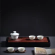 【古緣居】祥福重竹漣池茶盤茶具-小號(竺石系列)