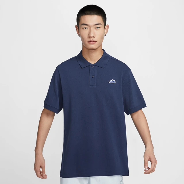 NIKE 耐吉 上衣 男款 短袖上衣 運動 POLO衫 AS M NK CLUB PQ POLO GCEL 藍 HJ3960-410