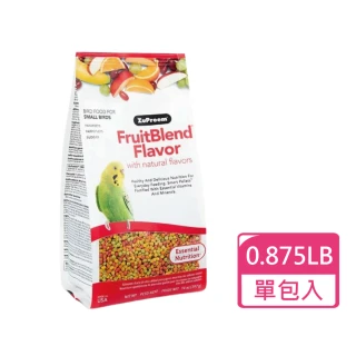 【Zupreem 美國路比爾】水果滋養大餐-小型鸚鵡飼料 0.875磅/包(鸚鵡飼料 鳥飼料)