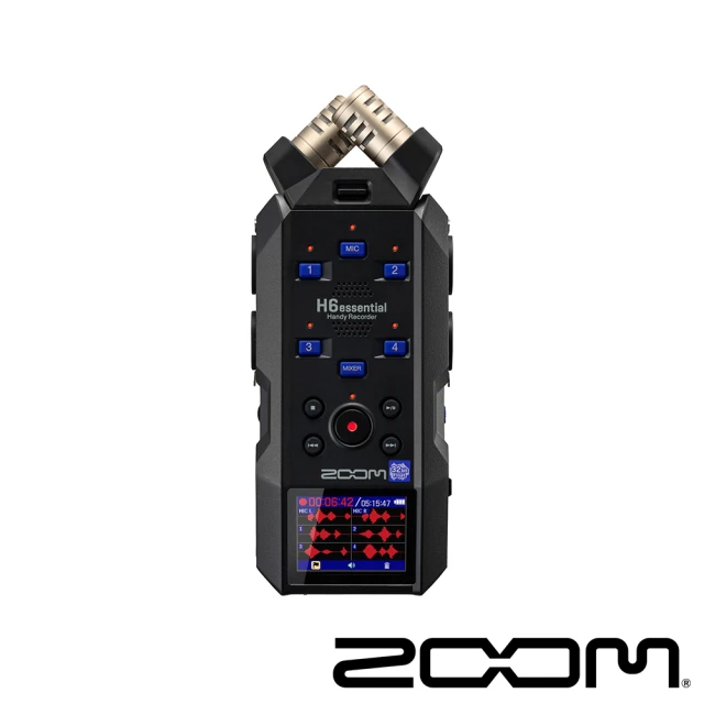 ZOOM H6 essential 手持錄音機 32位元浮點錄音(公司貨)