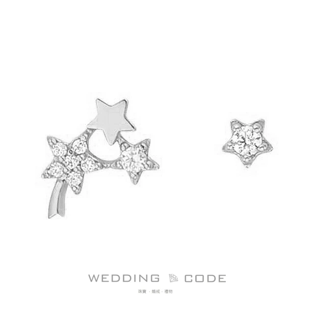 WEDDING CODEWEDDING CODE 14K金 鑽石耳環 TME0536(618 現貨 禮物)