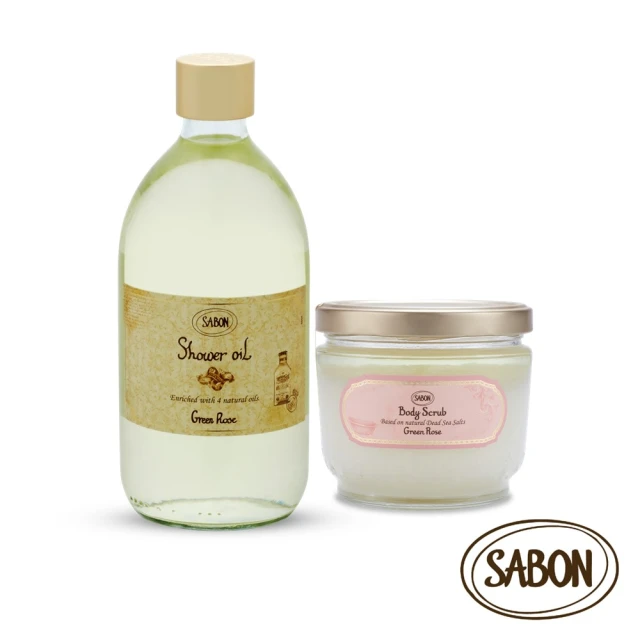 SABONSABON 明星二部曲自由配(沐浴油500ml+新升級身體磨砂膏600g)