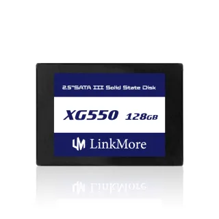【LinkMore】XG550 128GB(2.5吋 SATAIII SSD 固態硬碟 TLC XG550-128GB 讀550M)