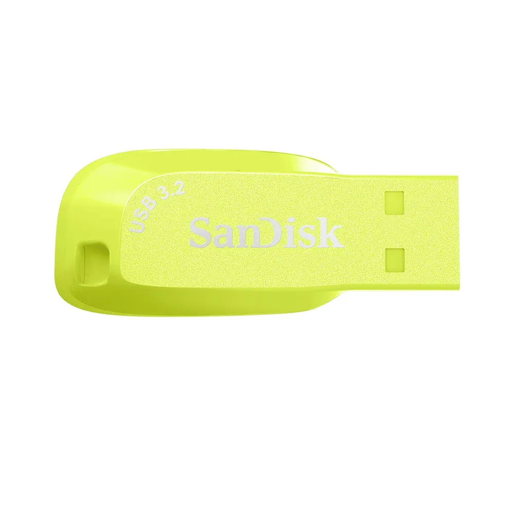 【SanDisk】Ultra Shift USB 3.2 隨身碟螢火黃256GB(公司貨)