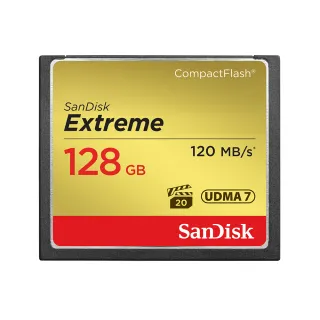 【SanDisk】Extreme CompactFlash 記憶卡128GB(公司貨)