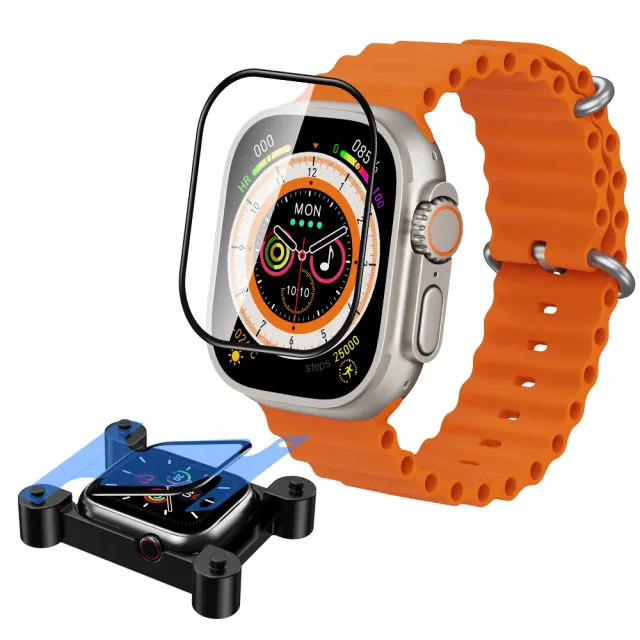 【TOTU 拓途】Apple Watch 9/8/7/6/5/4/3/2 Ultra 高清保護貼膜 定位器 PG-7系列(38/40/41/42/44/45/49mm)