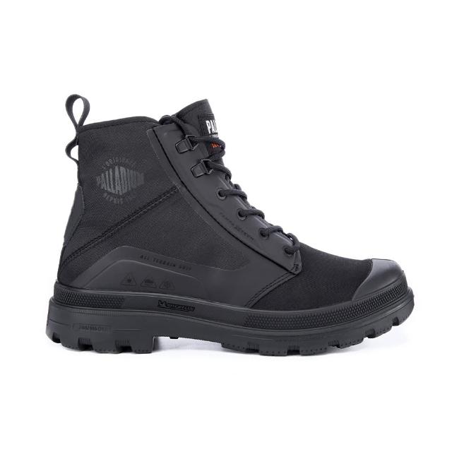 【Palladium】PAMPA X TECH WP+米其林科技聯名橘標防水靴-中性-科技黑(77040-008-M)