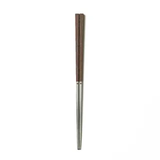 【MUJI 無印良品】不鏽鋼樹脂方筷(可機洗/23cm/棕)