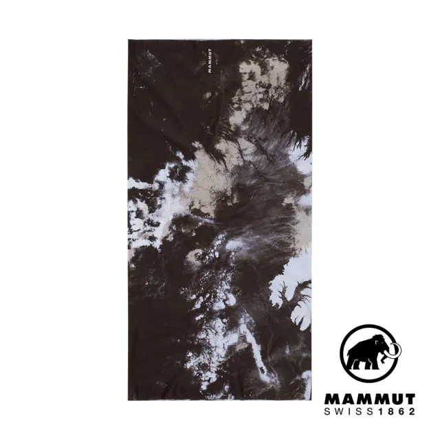 【Mammut 長毛象】Mammut Neck Gaiter Sender 防曬快乾頭巾 黑/白 #1191-01382