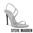 【STEVE MADDEN】BREAKAWAY-R 閃亮細鑽高跟涼鞋(銀色)