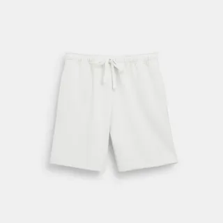 【COACH蔻馳官方直營】同系色經典Logo短褲-灰白色(CT007)