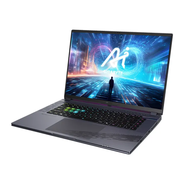 【GIGABYTE 技嘉】16吋i7 RTX4060電競筆電(AORUS 16X AKG-53TWC64SH/i7-14650HX/32G/1TB SSD/QHD165Hz)