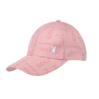 【PING】女款滿版LOGO高爾夫球帽-粉橘(高爾夫/配件/KQ24101-23)