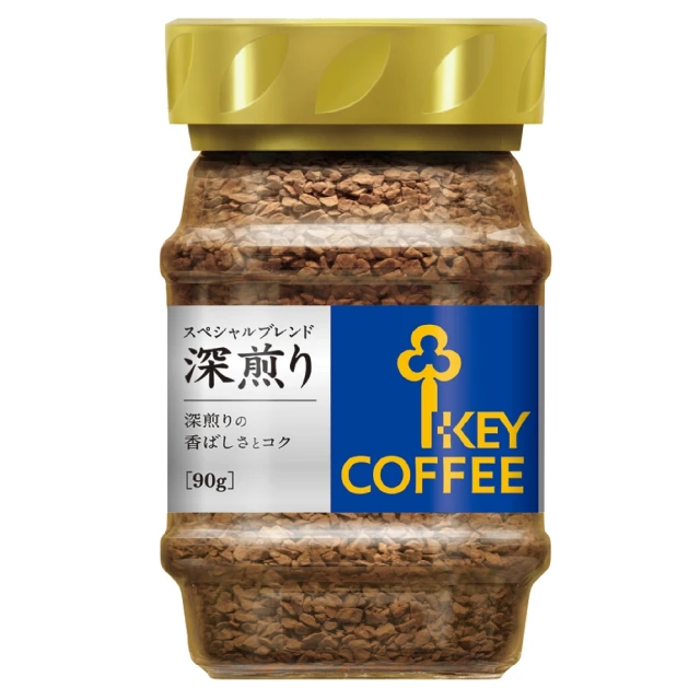 【KEY COFFEE】特級深焙即溶咖啡x5罐組(90g/罐)