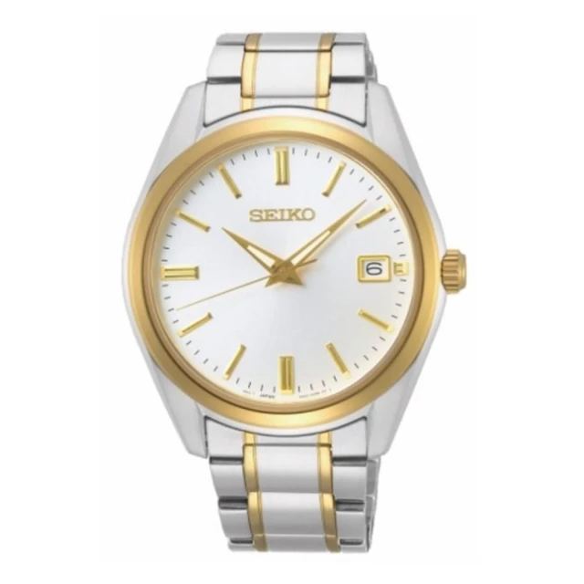 SEIKO 精工 官方授權 簡約經典時尚石英男錶-40.2mm(SUR312P1-SK008)