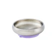 【little.b】316雙層不鏽鋼學習吸盤碗+麥片碗(碗緣凹槽防漏設計)