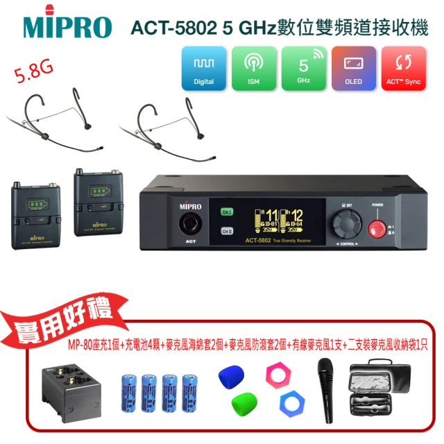 MIPRO MA-101G 配1手握式ACT-580H無線麥