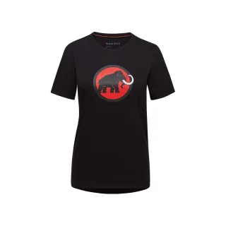 【Mammut 長毛象】Mammut Core T-Shirt Women Classic 機能短袖T恤 女款 黑色 #1017-04071