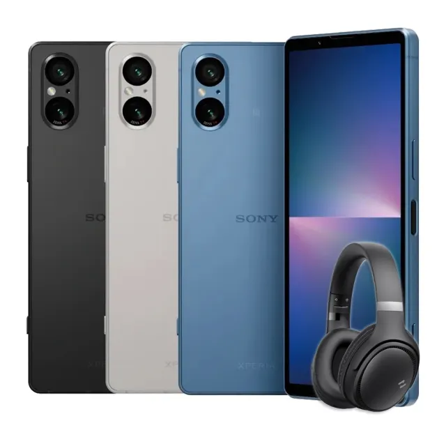 【SONY 索尼】Xperia 5 V 6.1吋(8G/256G/高通驍龍8 Gen2/1200萬鏡頭畫素)(耳罩式耳機組)