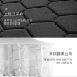 【obis】鑽黑系列-ZAK折折 奈米石墨烯可折疊獨立筒床墊/薄墊(雙人5×6.2尺)