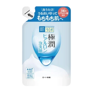 【肌研】日本 玻尿酸保濕洗顏慕斯補充包 140ml(平輸商品)