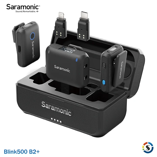【Saramonic 楓笛】Blink500 B2+ 一對二 2.4GHz無線麥克風系統(勝興公司貨)