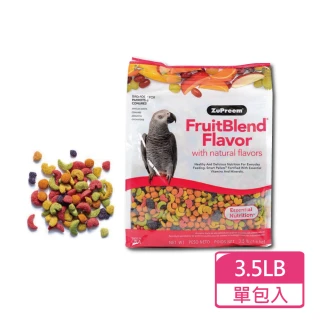 【Zupreem 美國路比爾】水果滋養大餐-中大型鸚鵡飼料 3.5LB(鸚鵡飼料 鳥飼料)