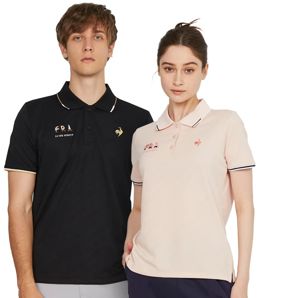 【LE COQ SPORTIF 公雞】休閒經典短袖POLO衫 男女款-4色-LWT21642_LWT22642