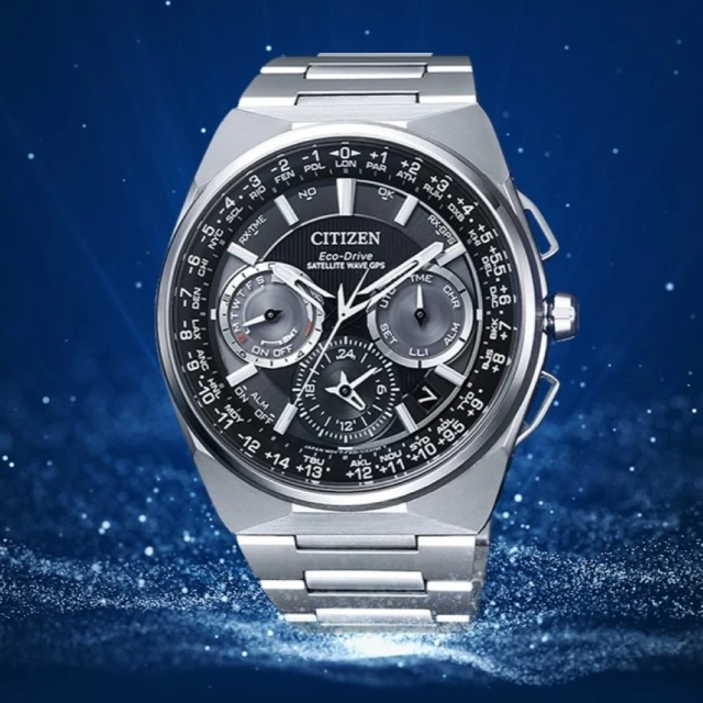 CITIZEN 星辰 GENTS系列 鈦金屬 GPS 光動能腕錶45.4mm(CC9009-81E)