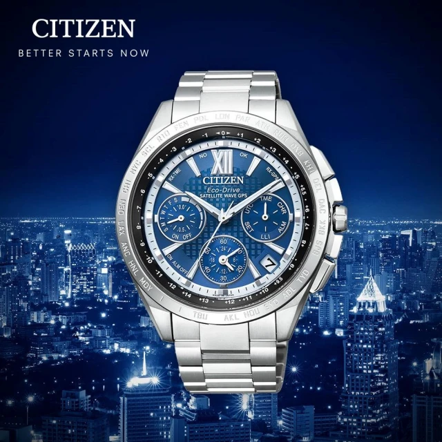 CITIZEN 星辰 GENTS系列 鈦金屬 GPS 光動能腕錶43.5mm(CC9010-66L)