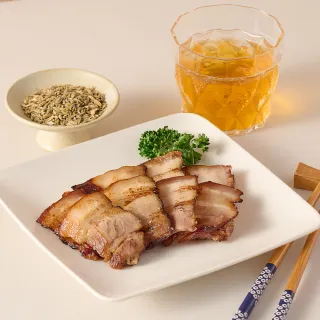 【食全食品】岩烤五花燒肉10包(150g±4.5%/包 家常菜/鹹豬肉/台式料理/下酒菜)