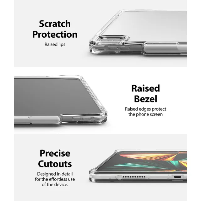 【Ringke】Apple iPad Pro 6 / 5 12.9吋 Fusion Plus 透明背蓋防撞保護殼(Rearth 軍規防摔)