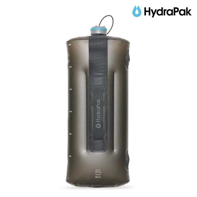 HydraPak HydraPak Seeker 6L 立體摺疊儲水袋 / 遠古灰(背包旅行、露營、野外求生)