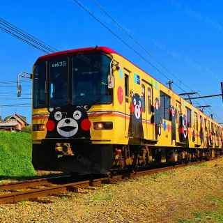 【熊本好好玩】阿蘇溫泉湯布院熊本城萌熊電鐵５日熊本進出