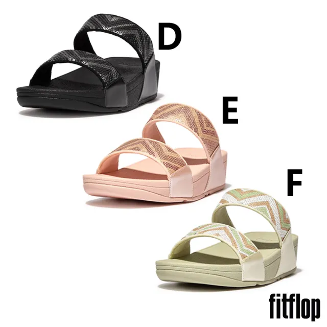 【FitFlop】經典亮粉/多彩亮片舒適雙帶涼鞋(共6款)