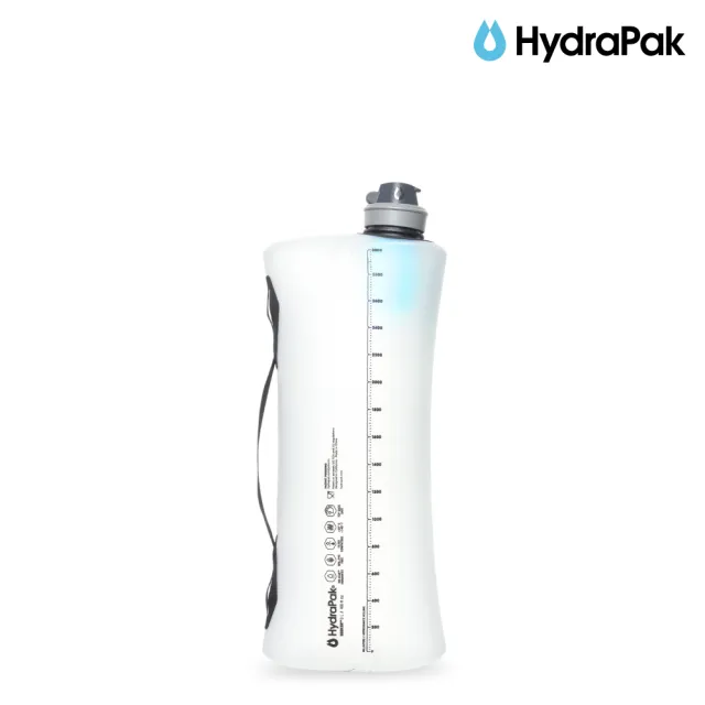 【HydraPak】Seeker+Filter 3L 摺疊儲水袋+濾水器 / 透明(背包旅行、露營、野外求生)