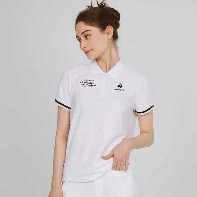 【LE COQ SPORTIF 公雞】休閒經典短袖POLO衫 男女款-4色-LWT21941_LWT22941